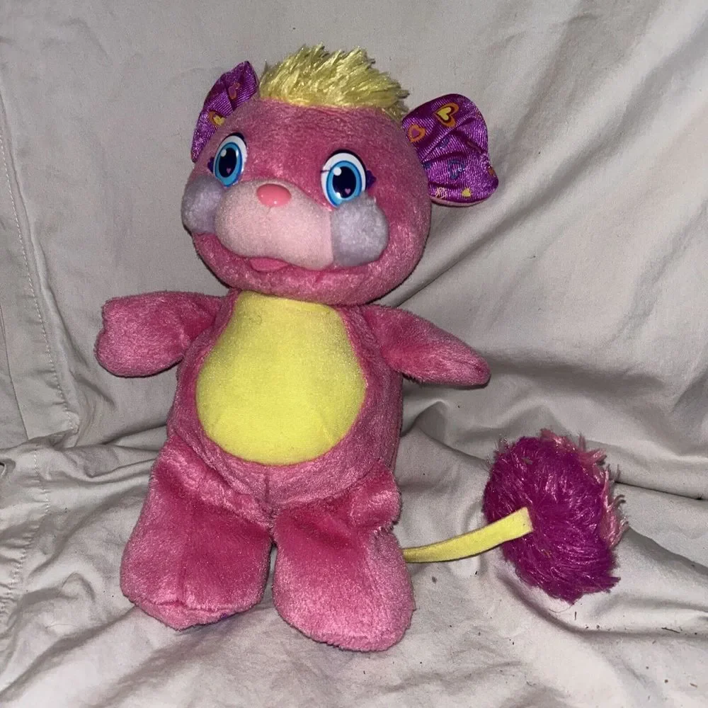 POPPLES POP N GIGGLE KISSY PINK STUFFED ANIMAL PLUSH - CUTE TOY‎ P4